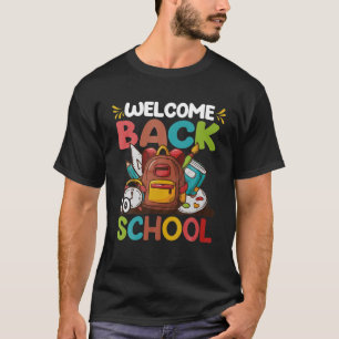 Camiseta Bienvenidos De Vuelta A La Escuela 2021 Primer Día