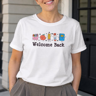 Camiseta Bienvenidos de vuelta a la escuela Amigos de útile