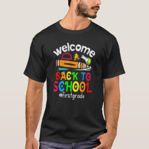 Camiseta Bienvenidos de vuelta a la escuela Cute Profesor