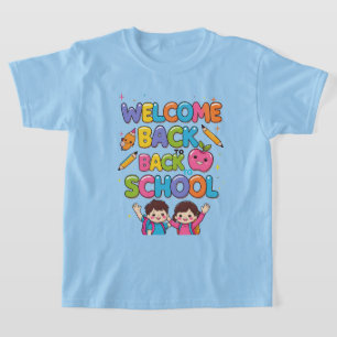Camiseta BIENVENIDOS DE VUELTA A LA ESCUELA - Niños colorid