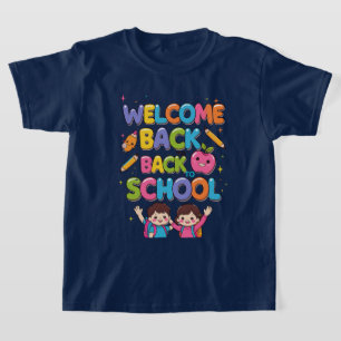 Camiseta BIENVENIDOS DE VUELTA A LA ESCUELA - Niños colorid