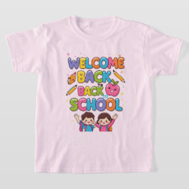 Camiseta BIENVENIDOS DE VUELTA A LA ESCUELA - Niños colorid