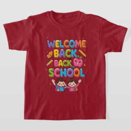 Camiseta BIENVENIDOS DE VUELTA A LA ESCUELA - Niños colorid