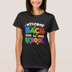 Camiseta Bienvenidos de vuelta a la escuela profesor divert