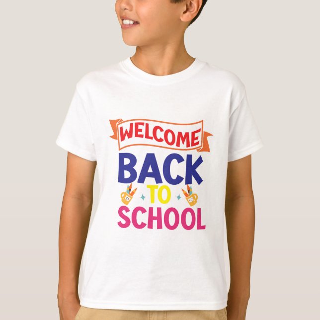 Camiseta Bienvenidos de vuelta al colegio (Anverso)