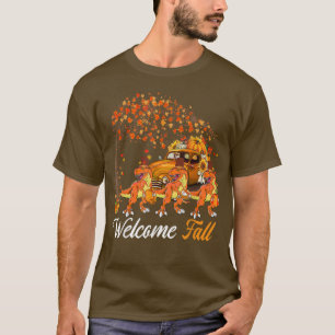 Camiseta Bienvenidos Otoño Tres TRe Recogida de calabazas d