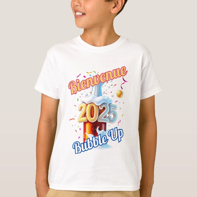 Camiseta "Bienvenue Bubble Up 2025" (Anverso)
