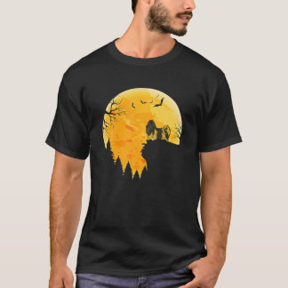 Camiseta Biewer Terrier Avers Halloween Moon