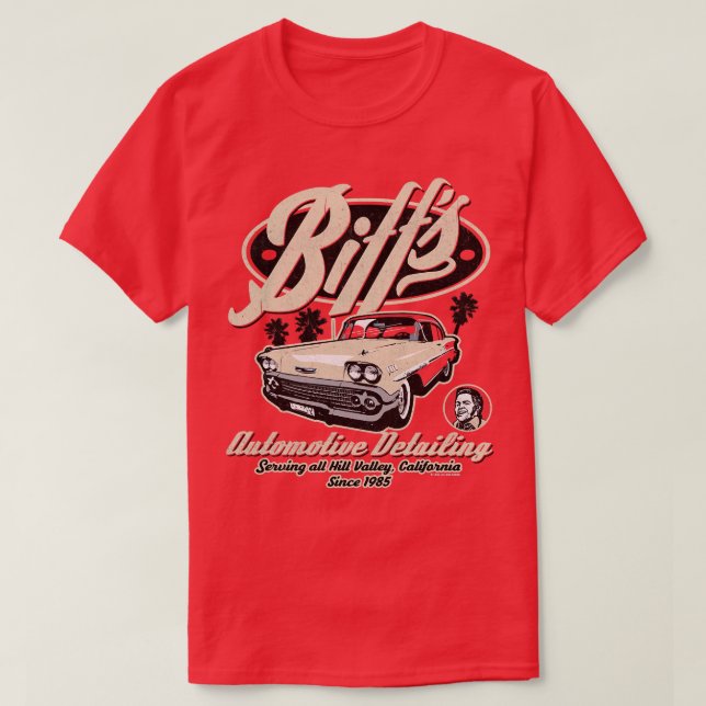 Camiseta Biffs Auto Detailing Classic Worn (Diseño del anverso)