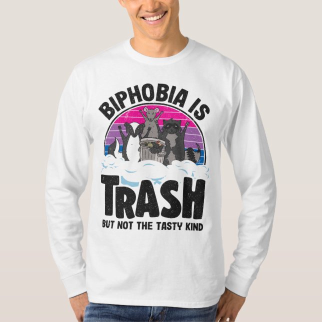 Camiseta Bifobia: Bi de Bandera Bisexual De Bab (Anverso)
