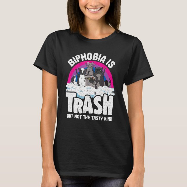 Camiseta Bifobia: Bi de Bandera Bisexual De Bab (Anverso)