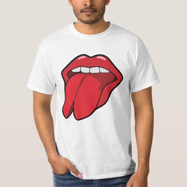 Camiseta Bifurcación de la lengua (el partir) (Anverso)