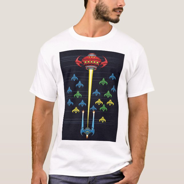 Camiseta Big Aliens Ship T-Shirt (Anverso)