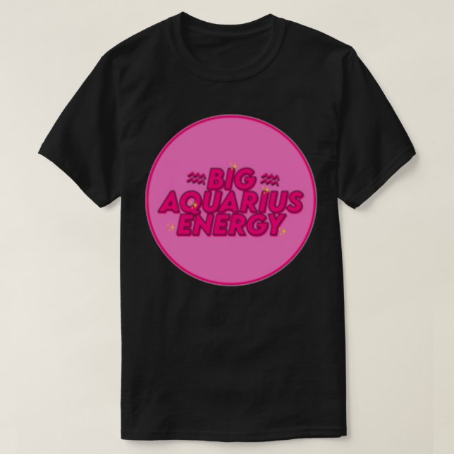 Camiseta Big Aquarius Energy de gabyiscool (Diseño del anverso)