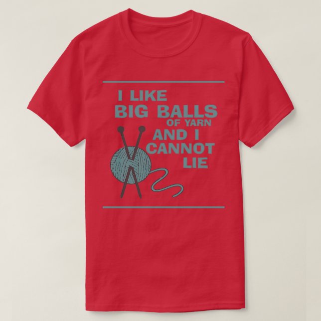 Camiseta Big Balls de la Cordillera de Yarn (Diseño del anverso)