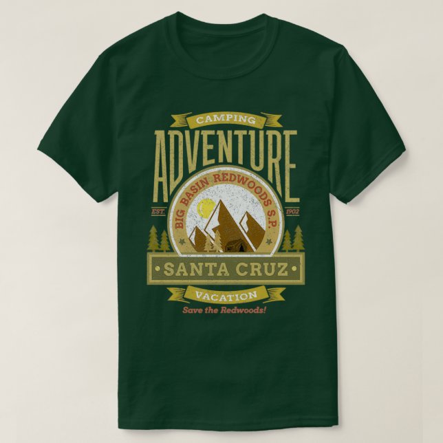 Camiseta Big Basin Redwoods State Park Ts and Gift (Diseño del anverso)