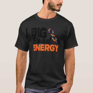 Camiseta Big Bead Energy Grafica Beadwork Colgado de manos