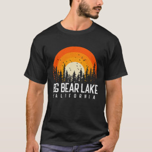 Camiseta Big Bear Lake California CA Vintage Retro de los a