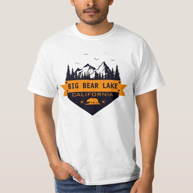 Camiseta Big Bear Lake California - Nombre personalizado T- (Anverso)