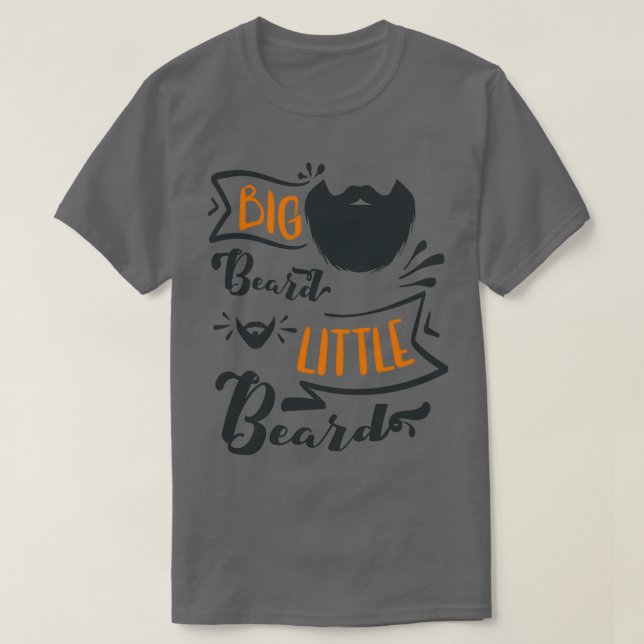 Camiseta Big Beard Little Beard 2 (Diseño del anverso)