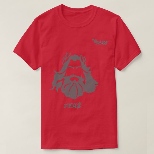 Camiseta Big Bearded Badass Zeus Classic TShirt (Diseño del anverso)