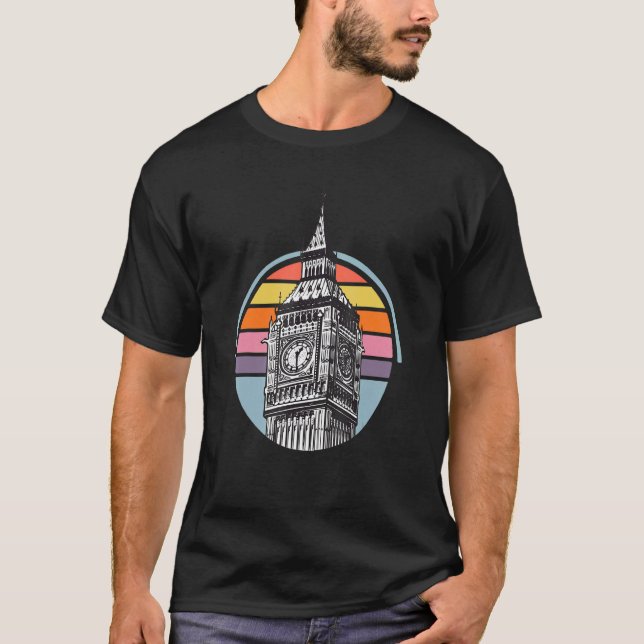 Camiseta Big Ben De Londres En El Skyline Westminster De In (Anverso)