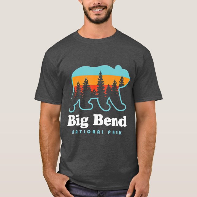 Camiseta Big Bend Parque Nacional Bear (Anverso)