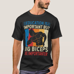 Camiseta Big Biceps Muslo Gimnasio Humor