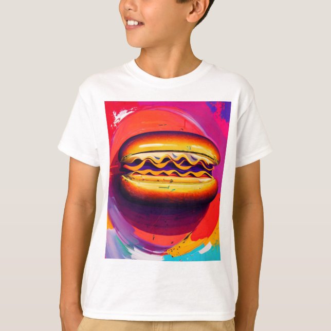 Camiseta Big Bite Hot Dog - Las Crónicas del hotdog colosal (Anverso)