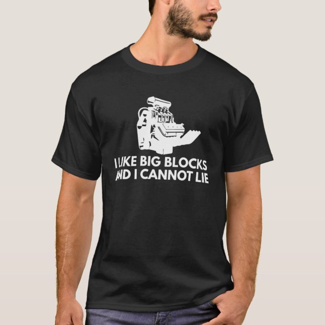 Camiseta Big Block Engine  Car Guy (Anverso)