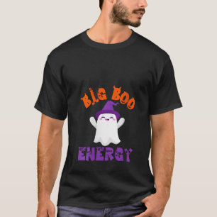Camiseta Big Boo Energy Halloween Camisas Mujeres Brujas