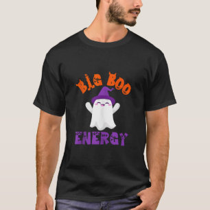 Camiseta Big Boo Energy Halloween Camisas Mujeres Brujas