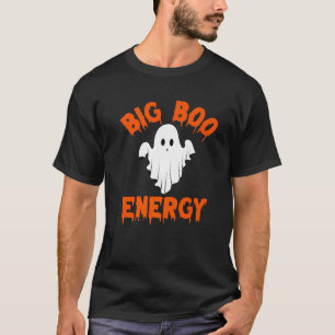 Camiseta Big Boo Energy Halloween Ghost Shirt For Women Boo