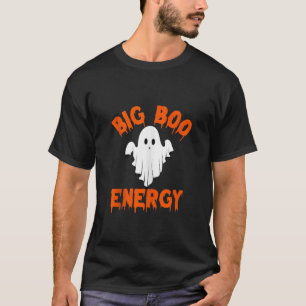 Camiseta Big Boo Energy Halloween Ghost Shirt For Women Boo