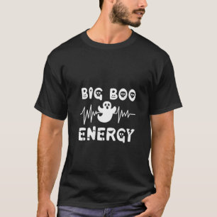 Camiseta Big Boo Energy Halloween Ghost Shirt For Women Boo