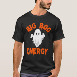 Camiseta Big Boo Energy Halloween Ghost Shirt For Women Boo