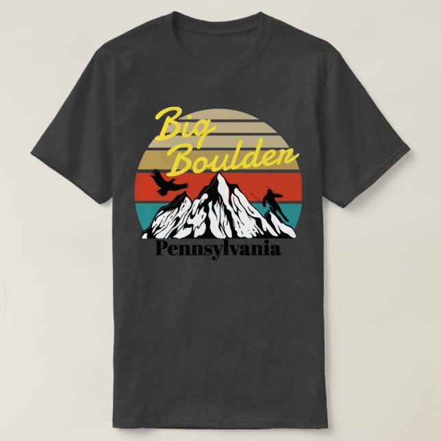 Camiseta Big Boulder ski Pennsylvania (Diseño del anverso)