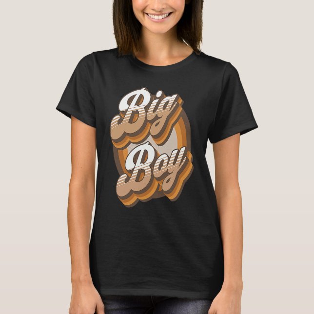 Camiseta BIG BOY Retro Cool Melanin vibe (Anverso)