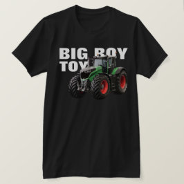 Camiseta "Big Boy Toy" con el Tractor de Granja Verde
