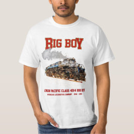 Camiseta Big Boy Vintage Steam Train American Locomotive