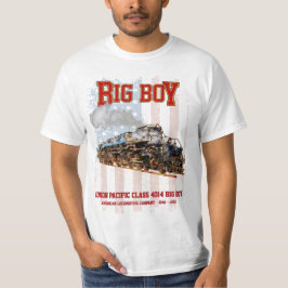Camiseta Big Boy Vintage Steam Train American Locomotive