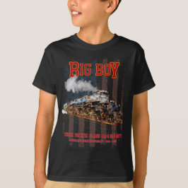 Camiseta Big Boy Vintage Steam Train American Locomotive