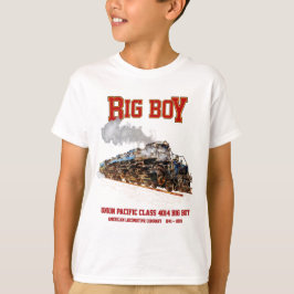 Camiseta Big Boy Vintage Steam Train American Locomotive