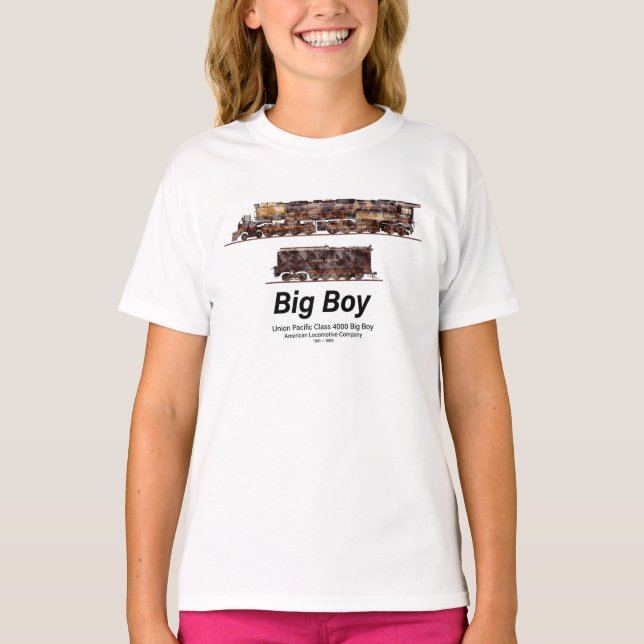 Camiseta Big Boy Vintage Steam Train American Locomotive (Anverso)