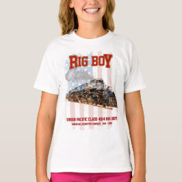 Camiseta Big Boy Vintage Steam Train American Locomotive
