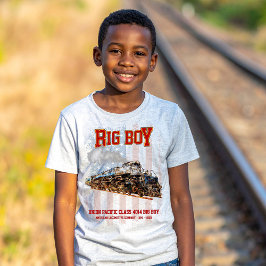 Camiseta Big Boy Vintage Steam Train American Locomotive