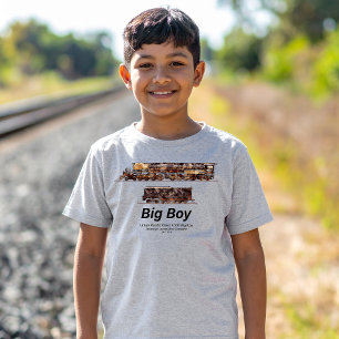 Camiseta Big Boy Vintage Steam Train American Locomotive