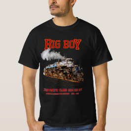 Camiseta Big Boy Vintage Steam Train American Locomotive