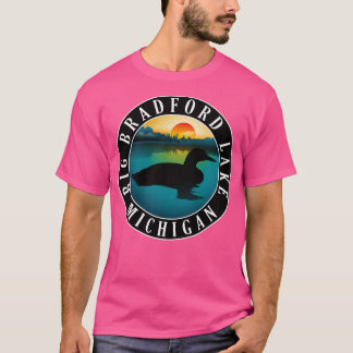 Camiseta Big Bradford Lake Loon Michigan Sunset