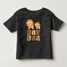 Camiseta Big Bro Lion Brother Boys